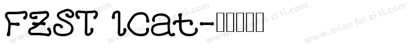 FZST ICat字体转换